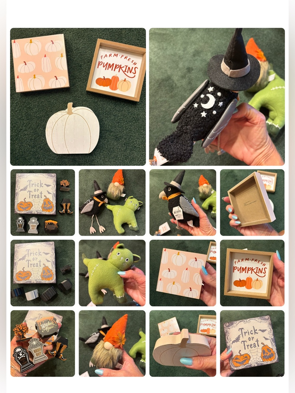🎃 Huge Halloween & Fall Tiered Tray Decor Bundle! 🍂